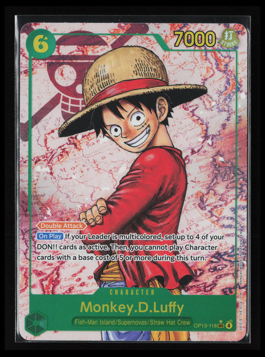 Monkey.D.Luffy (118) (Parallel) #OP13-118 Pokémon Carrying On His Will