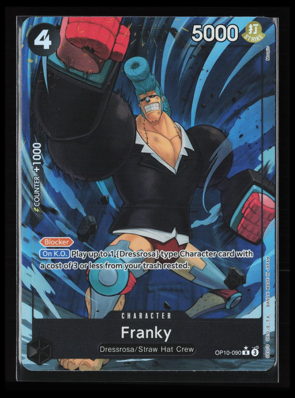 Franky (090) (Parallel) #OP10-090 One Piece Royal Blood