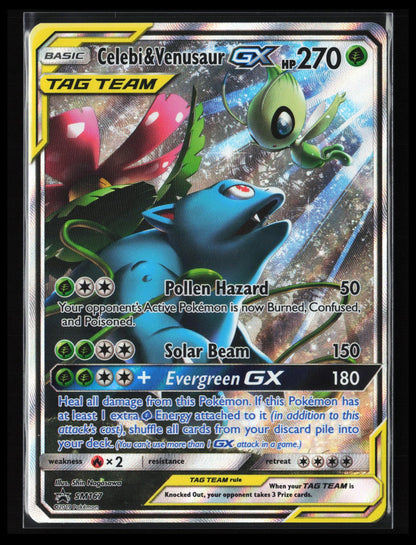 Celebi & Venusaur GX - #SM167 Pokémon SM Promos