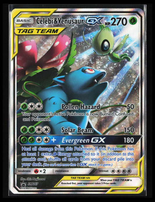 Celebi & Venusaur GX - #SM167 Pokémon SM Promos