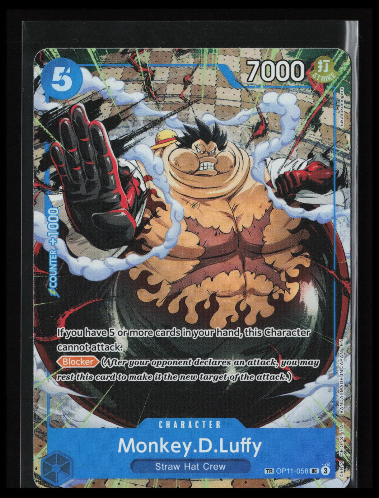 Monkey.D.Luffy - (TR) #OP11-058 One Piece Carrying On His Will