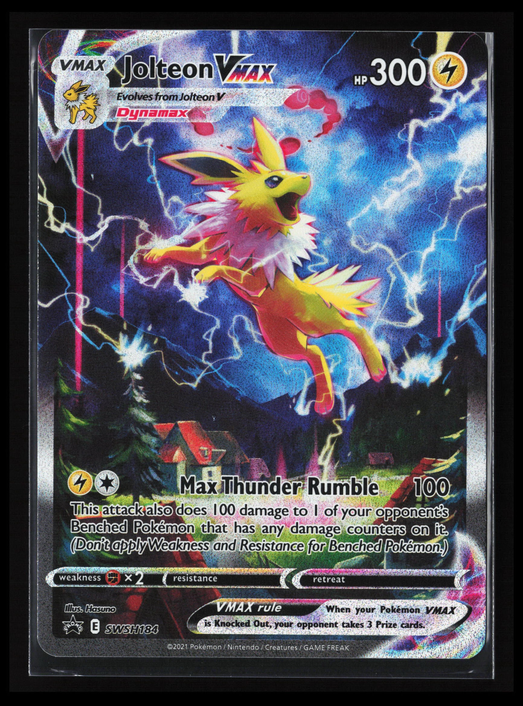 Jolteon VMAX #SWSH184 Pokémon SWSH: Sword & Shield Promo Cards