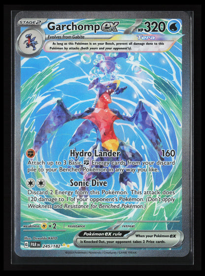 Garchomp ex #245/182 Pokémon SV04: Paradox Rift
