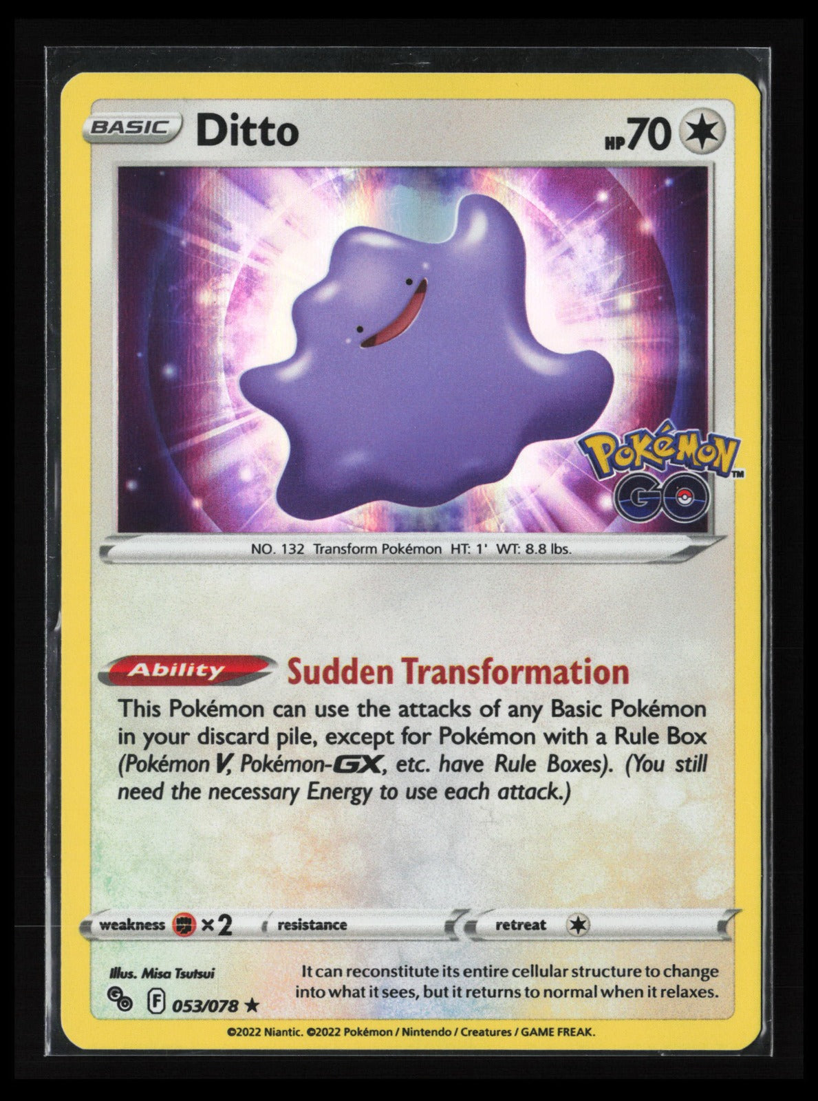 Ditto #053/078 Pokémon Pokemon GO