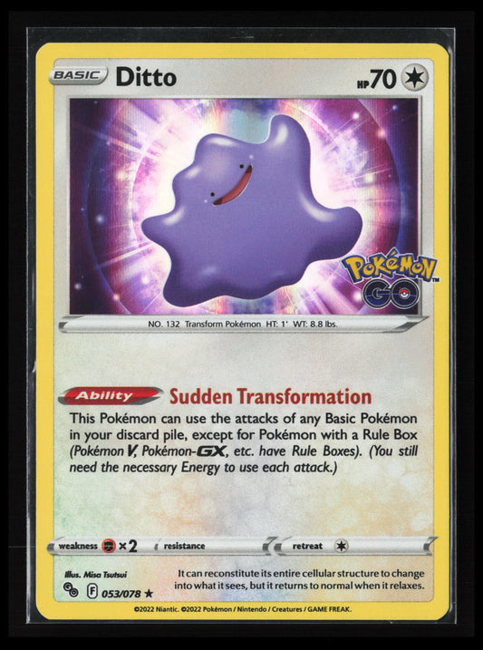 Ditto #053/078 Pokémon Pokemon GO