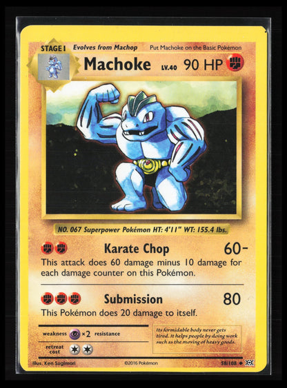 Machoke #034/102 Pokémon Base Set