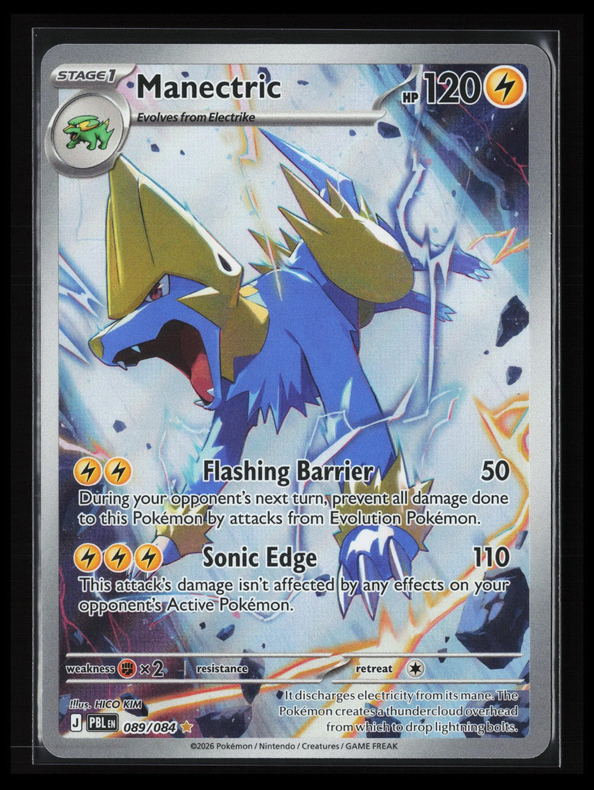 Manectric #089/084 Pokémon ME05: Pitch Black