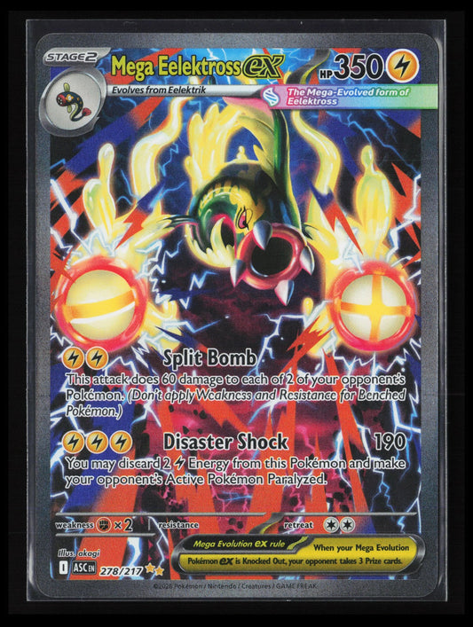 Mega Eelektross ex #278/217 Pokémon ME: Ascended Heroes
