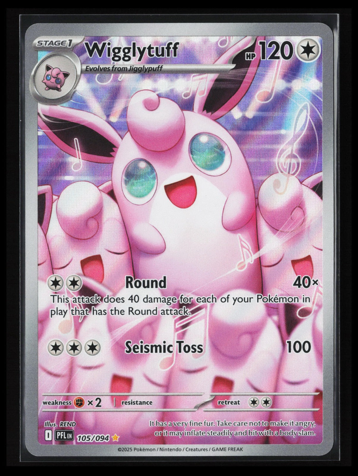 Wigglytuff #105/094 Pokémon ME02: Phantasmal Flames