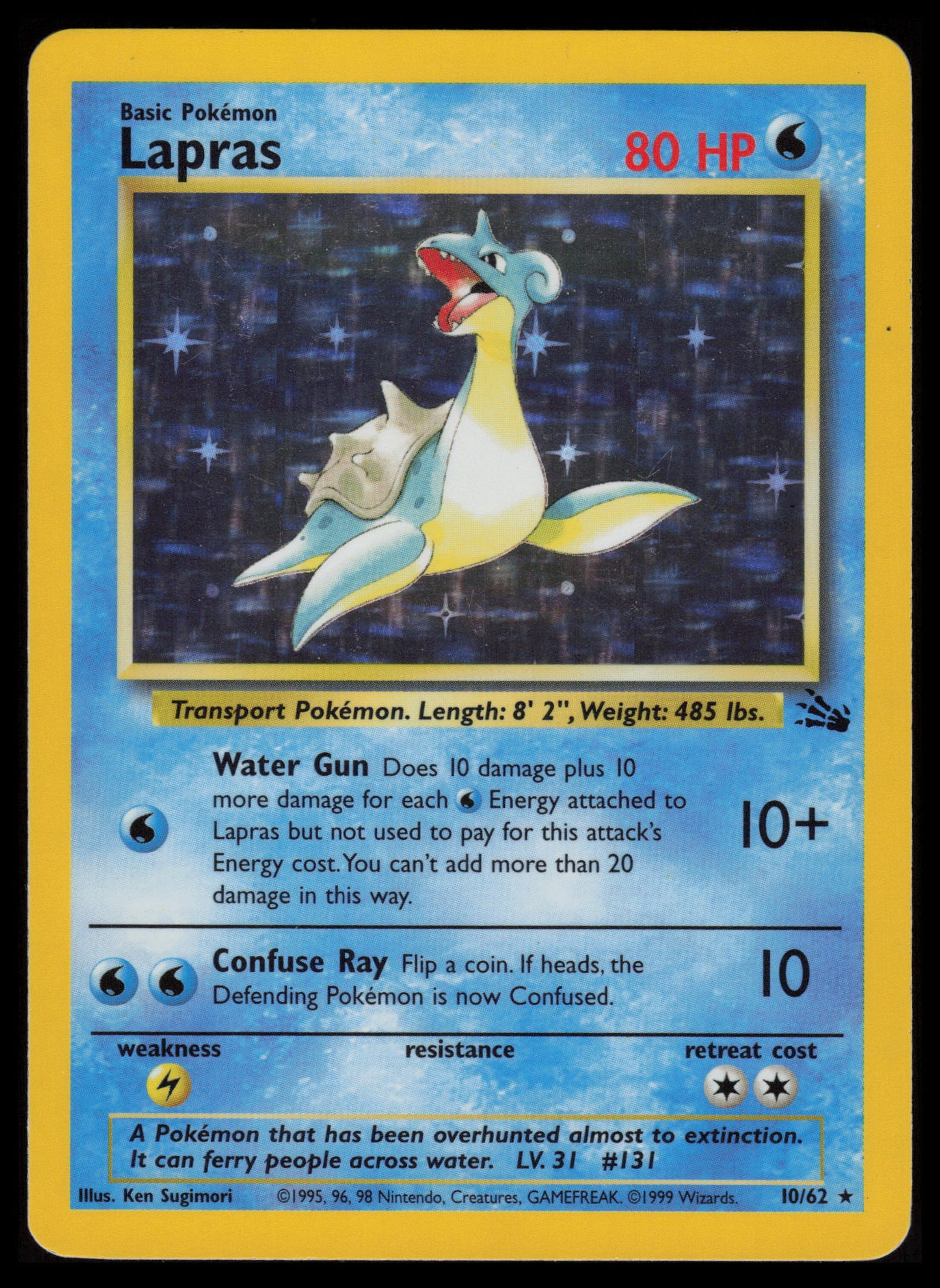 Lapras #10 Pokemon Fossil