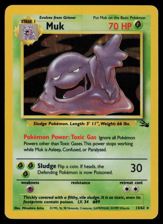 Muk #13 Pokemon Pokemon Fossil