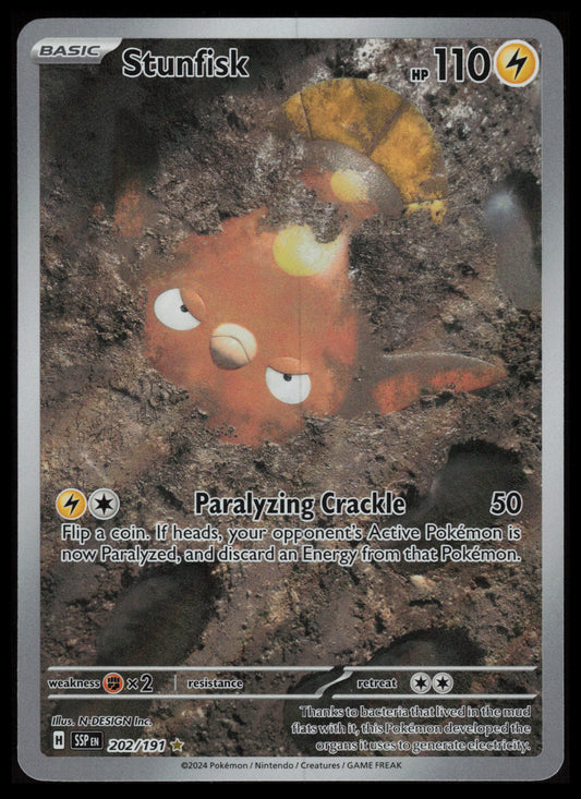 Stunfisk #202 Pokemon Surging Sparks
