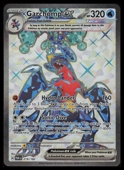 Garchomp ex #219 Pokemon Paradox Rift