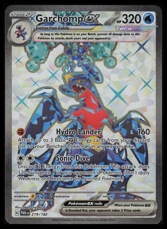 Garchomp ex #219 Pokemon Paradox Rift