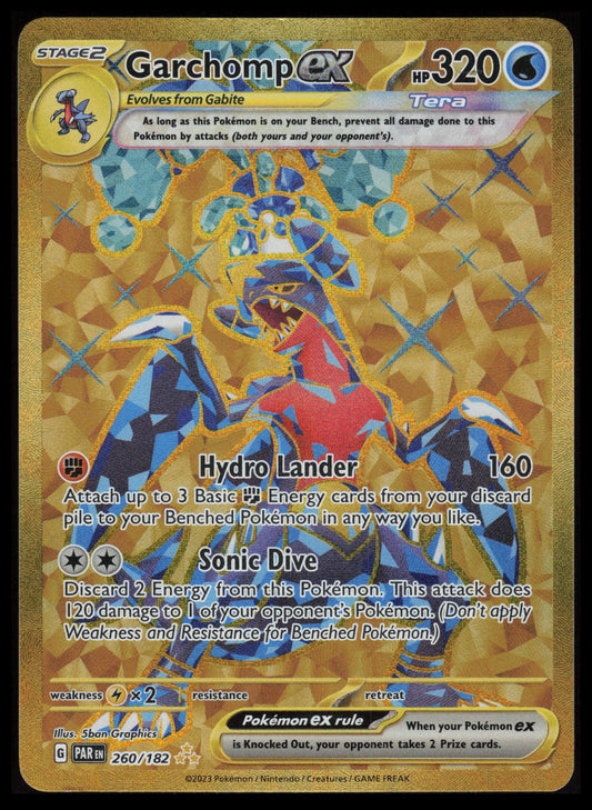 Garchomp ex #260 Pokemon Paradox Rift