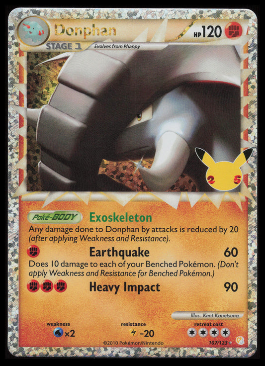 Donphan #107 Pokemon Celebrations
