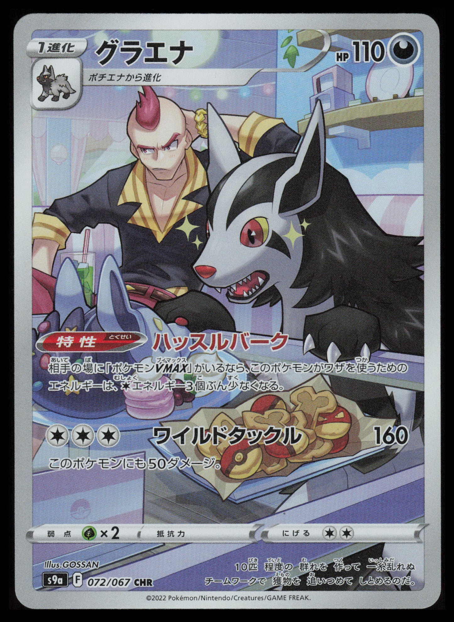 Mightyena #72 Pokemon Japanese Battle Region