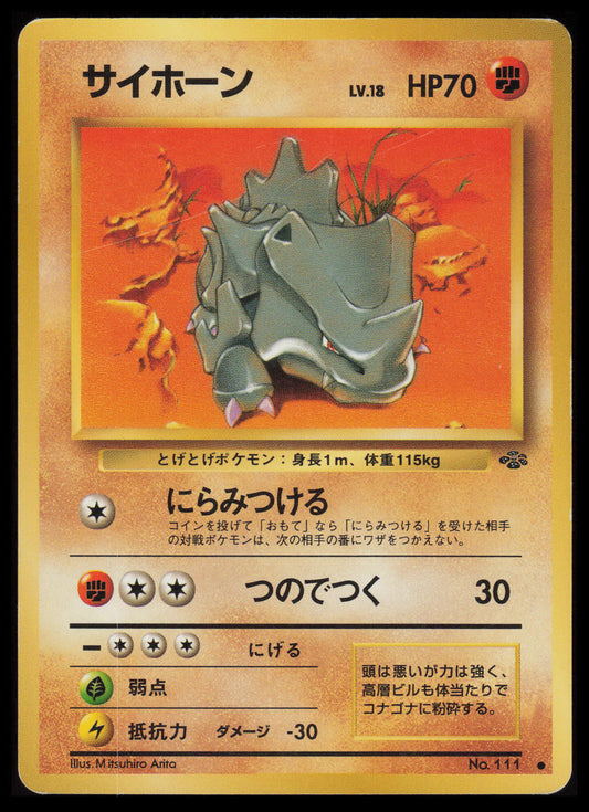 Rhyhorn Pokemon Japanese Jungle