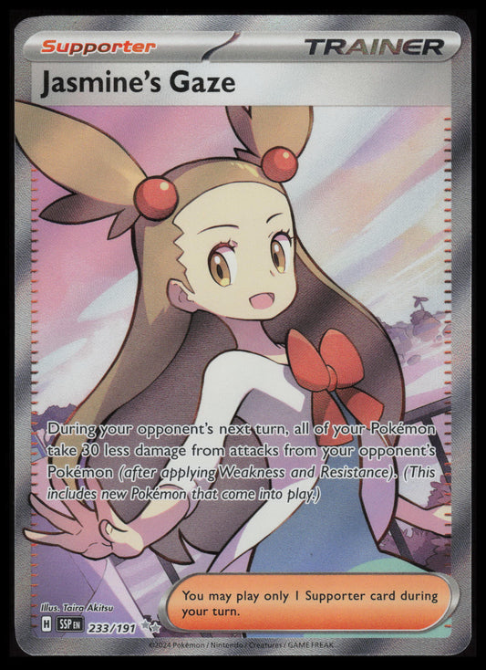 Jasmine's Gaze #233 Pokemon Surging Sparks