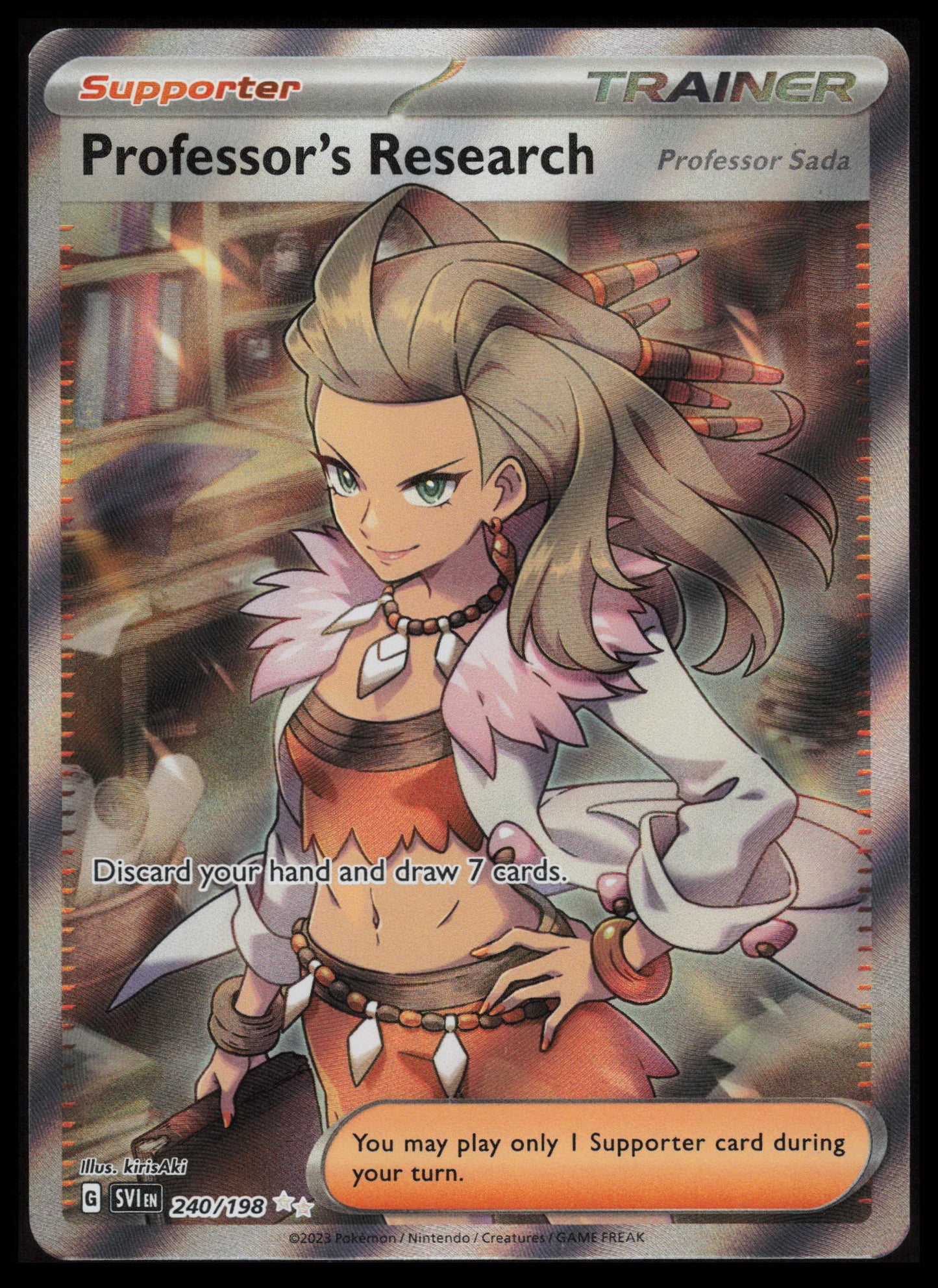Professor's Research: Professor Sada #240 Pokemon Scarlet & Violet