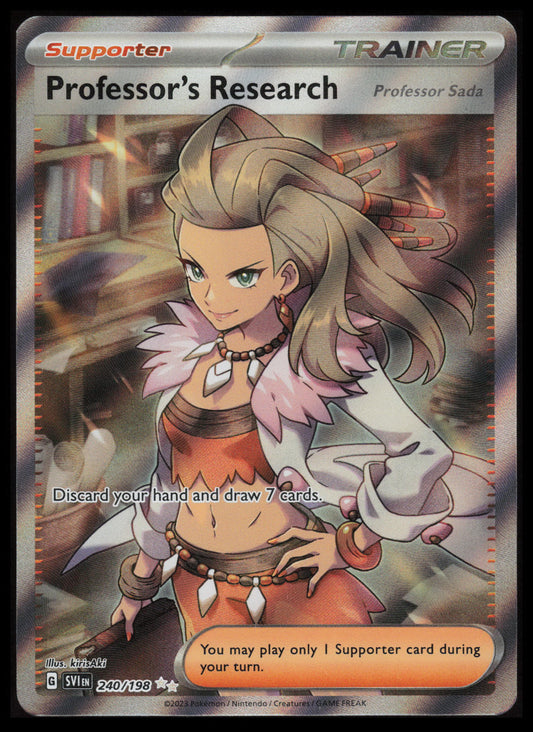 Professor's Research: Professor Sada #240 Pokemon Scarlet & Violet