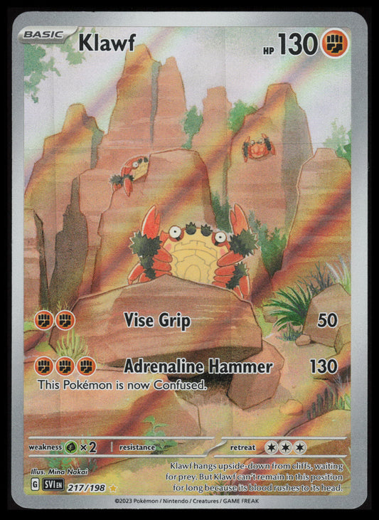 Klawf #217 Pokemon Scarlet & Violet
