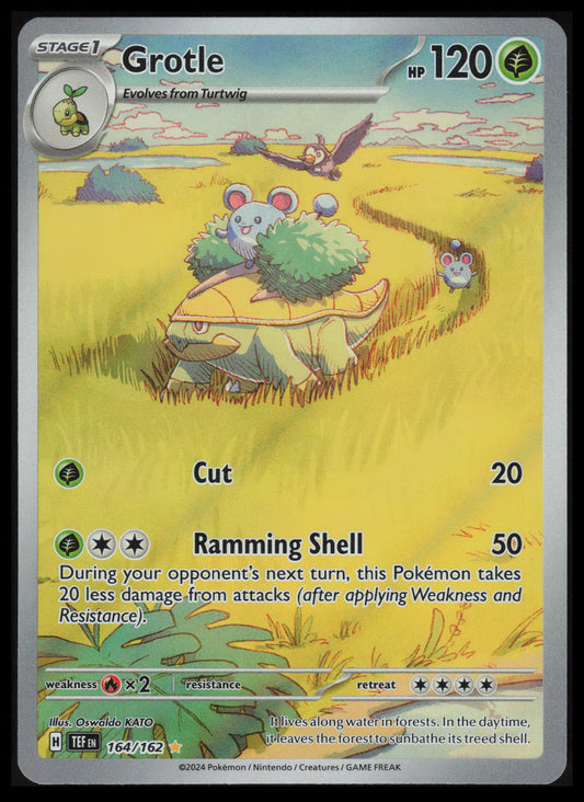 Grotle #164 Pokemon Temporal Forces