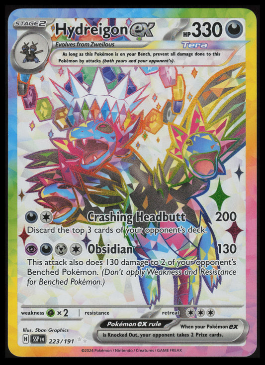 Hydreigon ex #223 Pokemon Surging Sparks