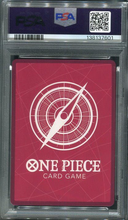Monkey.D.Luffy OP13-001 Leader (Alternate Art) One Piece Card Japanese - PSA 9