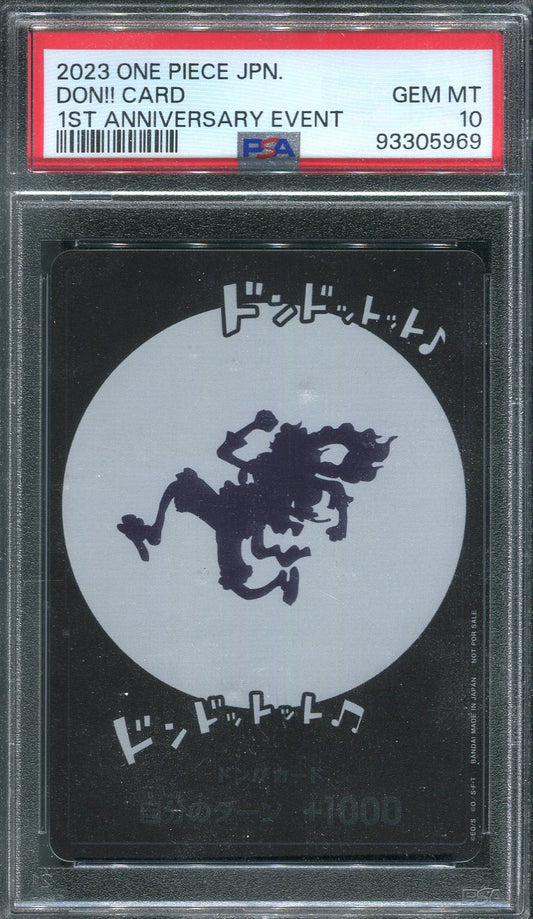 2023 Nika DON!! CARD 1st Anniversary One Piece TCG - PSA10