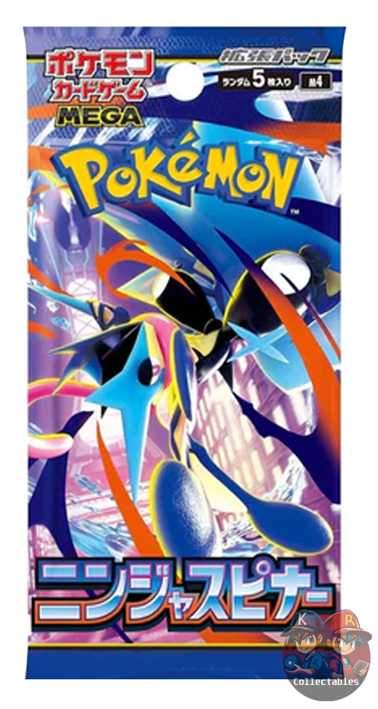 Pokémon MEGA Ninja Spinner M4 Japanese Booster Pack