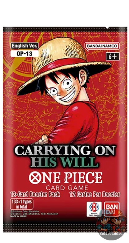 OP-13 One Piece Carrying On His Will [ENG] Booster Pack