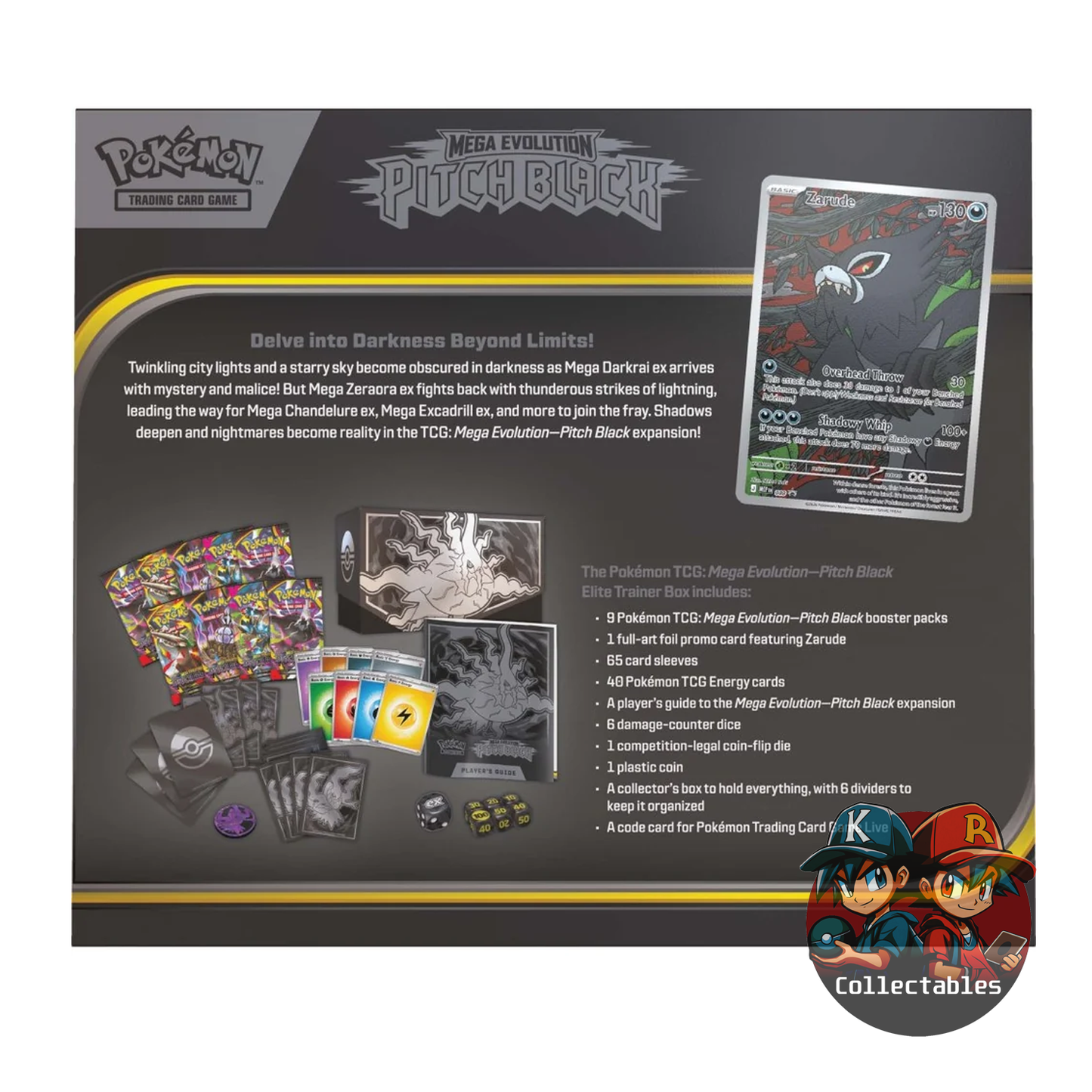 Pokemon TCG: Mega Evolution Pitch Black Elite Trainer Box