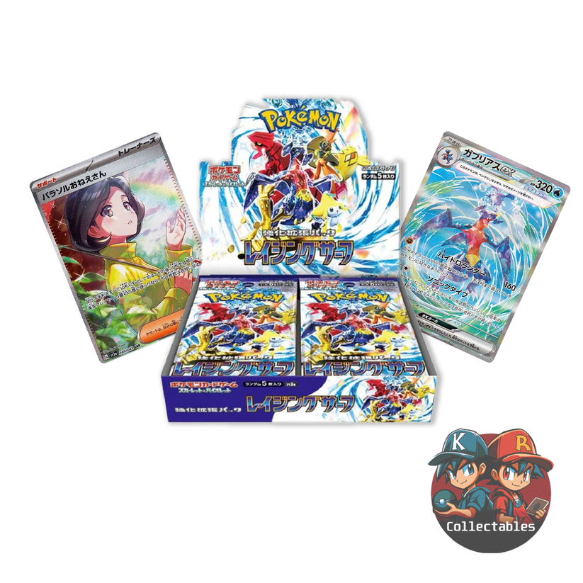 Carte Pokemon Pokemon Card Booster Box Set  Raging Surf (SV3a) Japanese  Version  Factory Sealed With Shrink Wrap Rika 060/062 Sv3a: Raging Surf