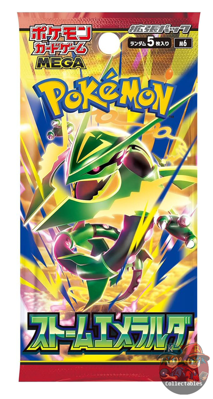 Pokémon TCG: M6 MEGA - Storm Emeralda Japanese Booster Pack