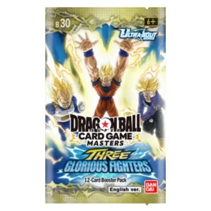 Dragon Ball Super Card Game Masters: B30 Three Glorious Fighters Booster Pack