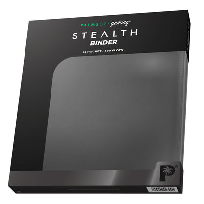 Stealth 12 Pocket Zip Binder - Black