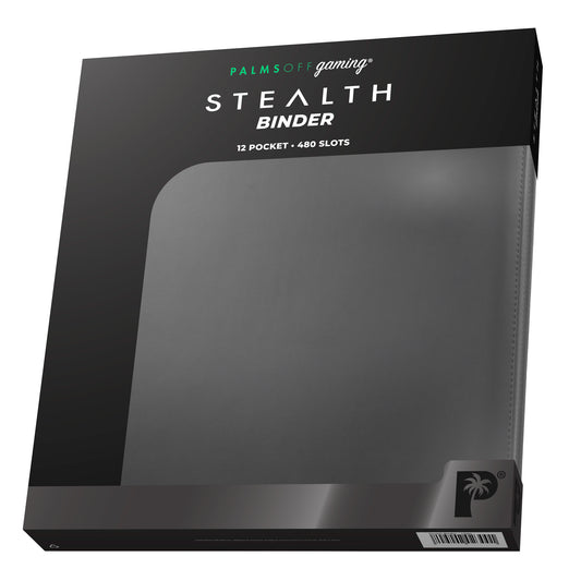 Stealth 12 Pocket Zip Binder - Black