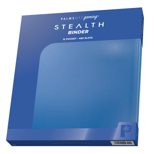 Stealth 12 Pocket Zip Binder - Blue