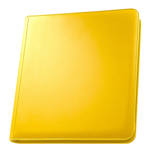 Stealth 12 Pocket Zip Binder - Yellow
