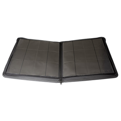 Stealth 12 Pocket Zip Binder - Black