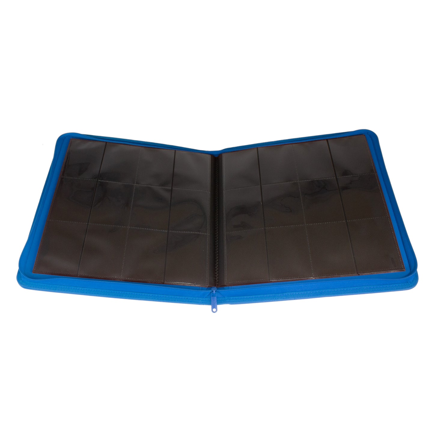 Stealth 12 Pocket Zip Binder - Blue