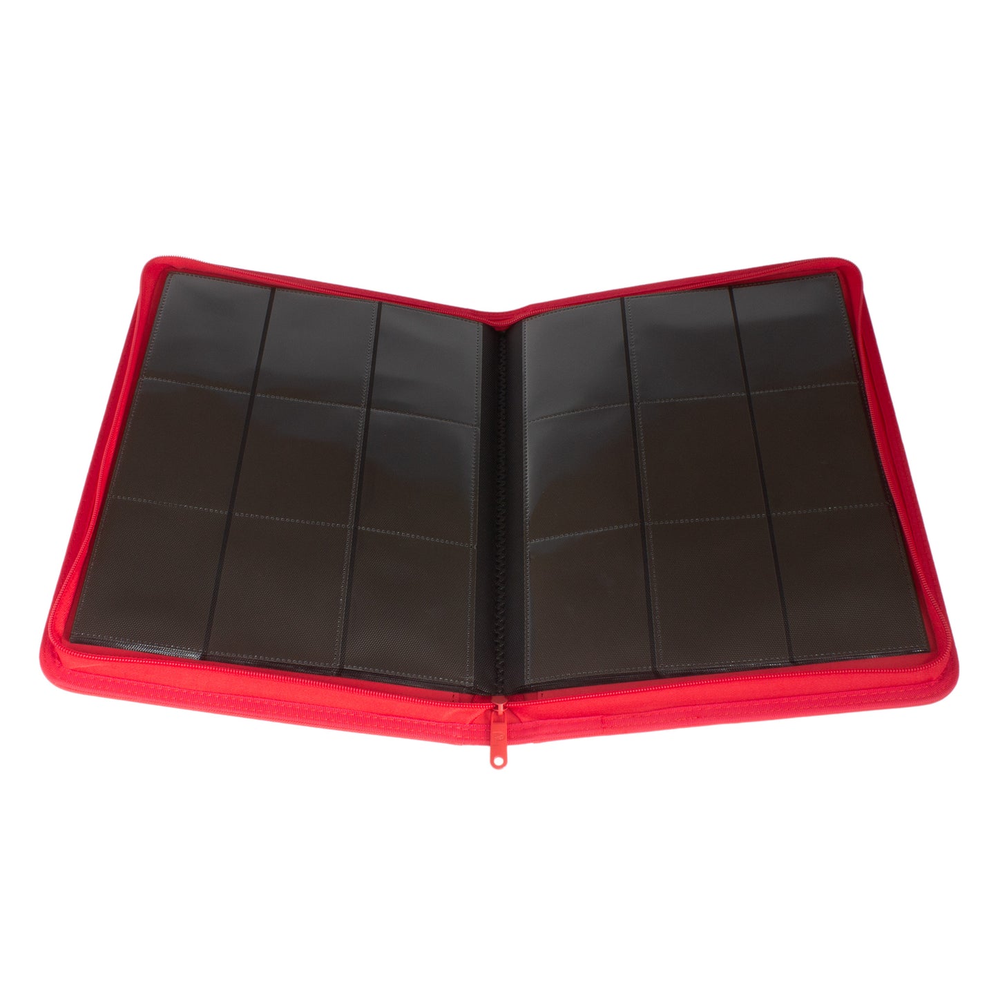 Stealth 9 Pocket Zip Binder - Red