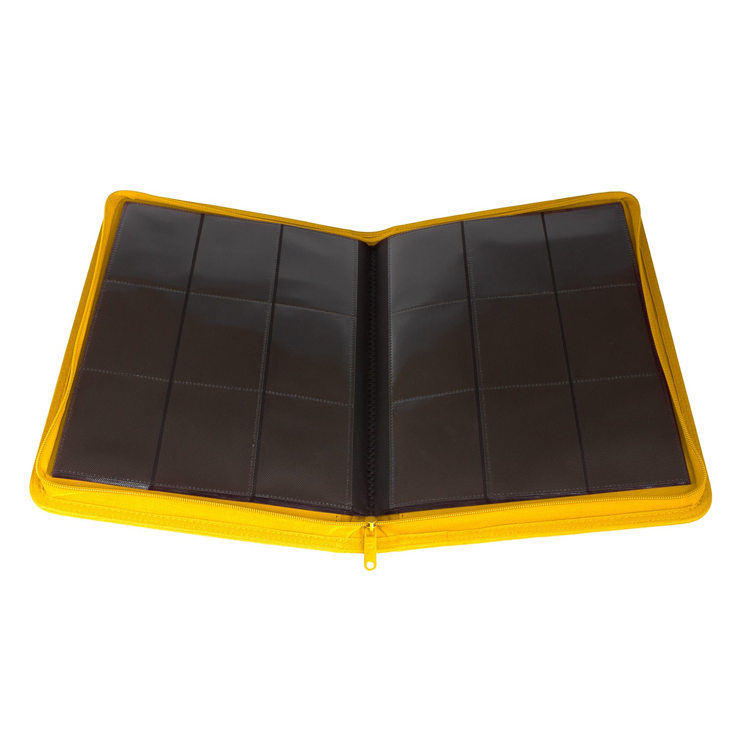 Stealth 9 Pocket Zip Binder - Yellow