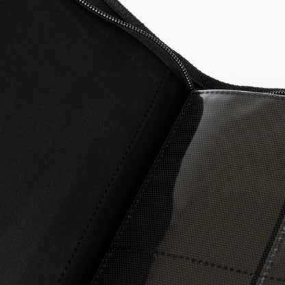 Stealth 12 Pocket Zip Binder - Black