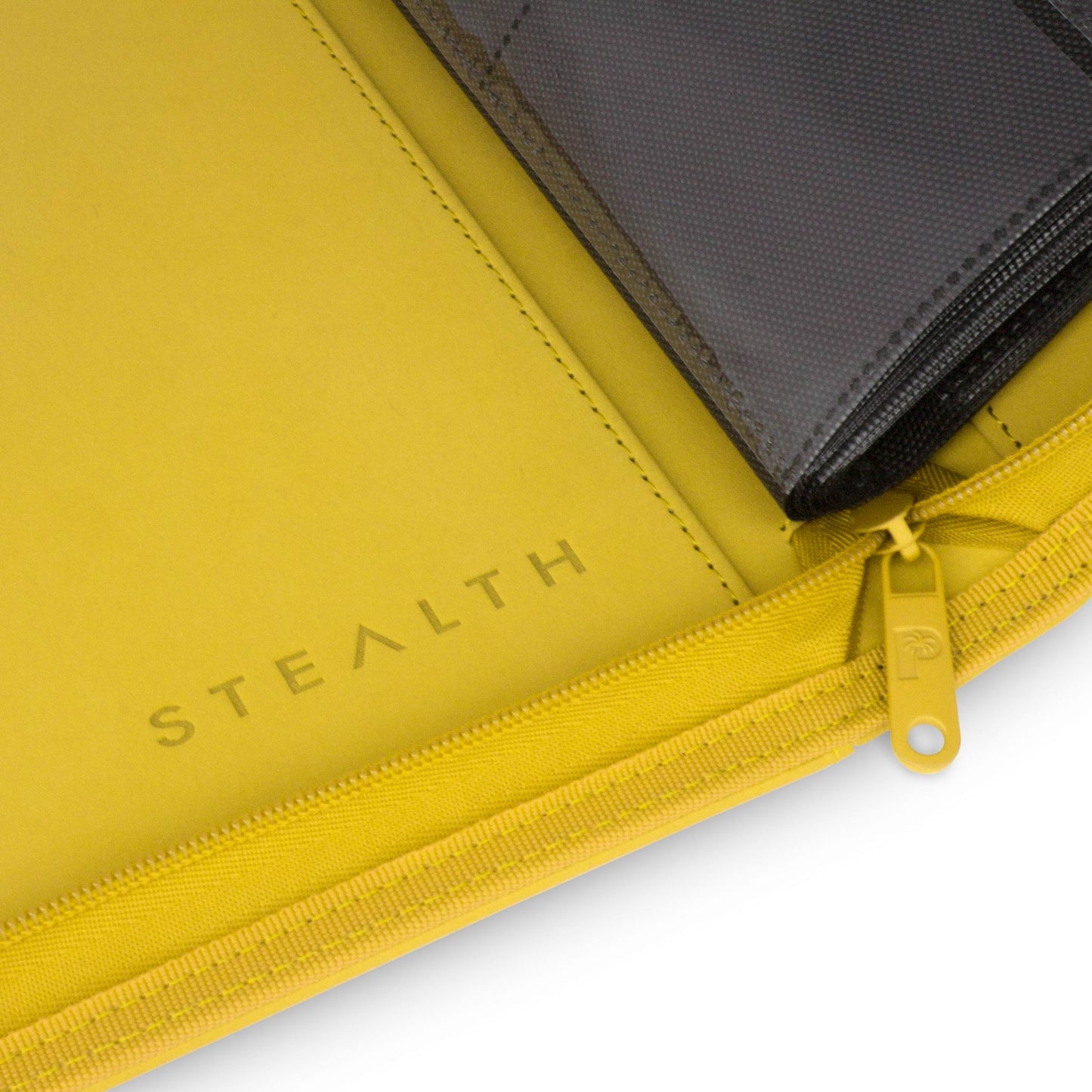 Stealth 12 Pocket Zip Binder - Yellow
