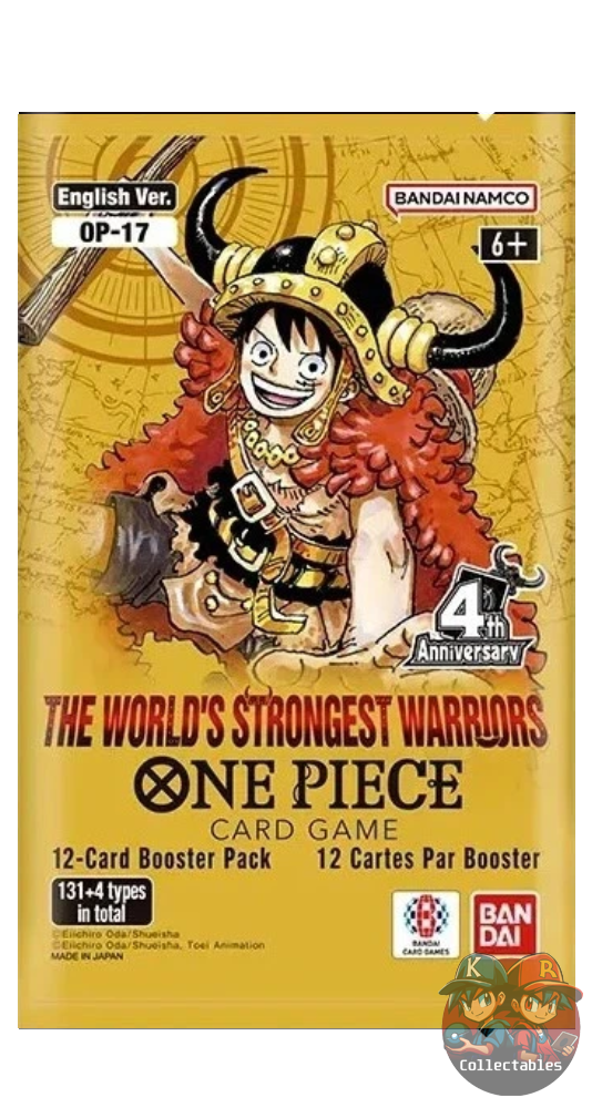 One Piece Card Game: OP-17 Worlds Strongest Warriors Booster Pack