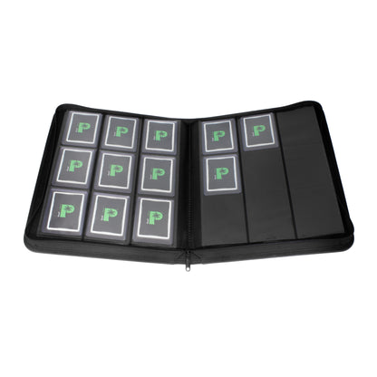 Collector's Series Top Loader Zip Binder - 9 Pocket - Black