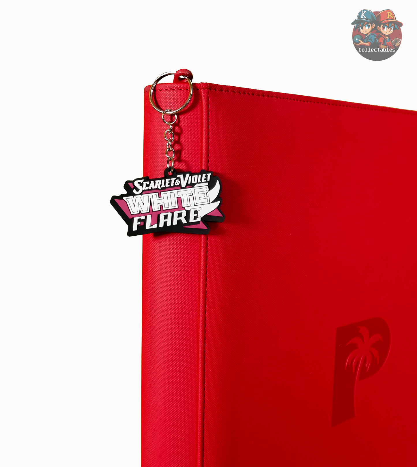 Pokémon Binder White Flare Key Chain